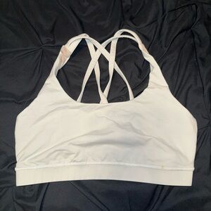 Lululemon White Energy Bra
